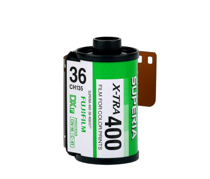Farebný 35mm film Fujicolor X-TRA superia 400/36