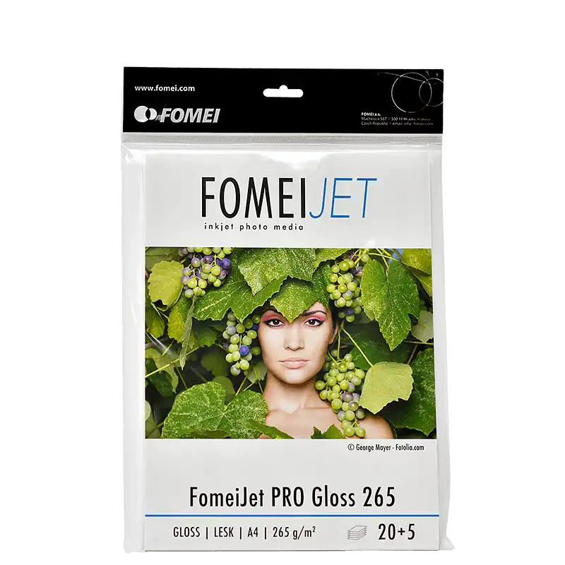 FomeiJet Pro gloss 265g A4/25ks FomeiJet Pro gloss 265g A4/25ks