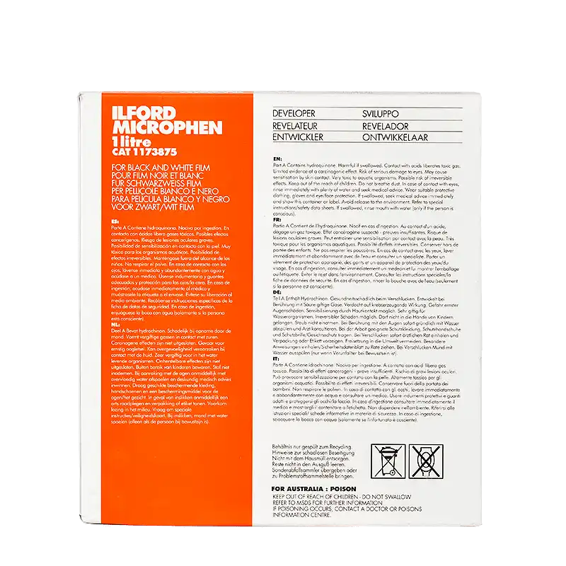 Negatívna vývojka Ilford Microphen 1L Negatívna vývojka Ilford Microphen 1L