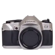 Cosina C3 (telo) +  obj 50 f/1.7 a 100-300 f/5.6-6.7