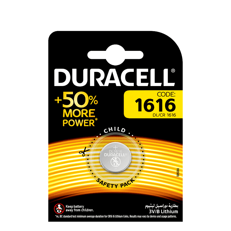 Batéria Duracell CR 1616