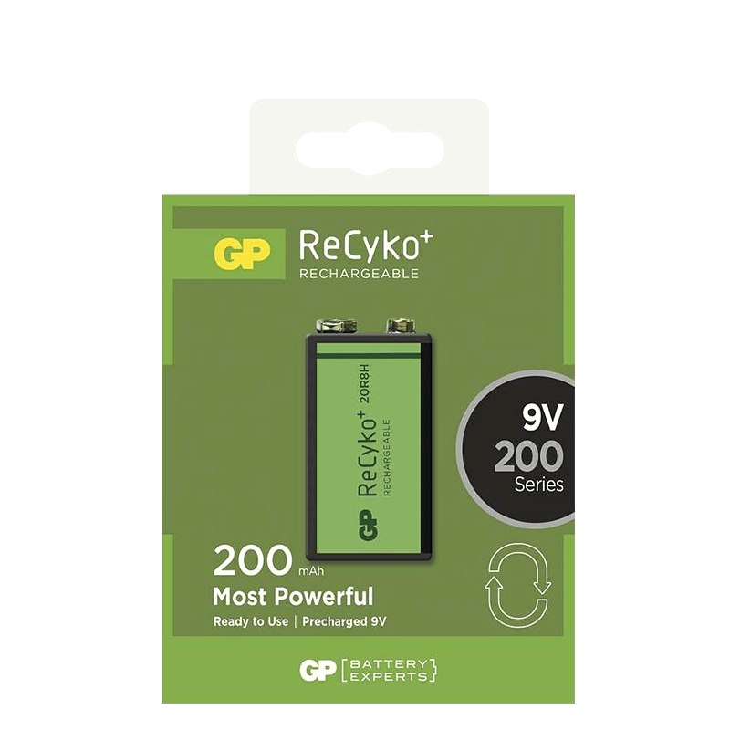 Nabíjateľná batéria recyko+ 9V