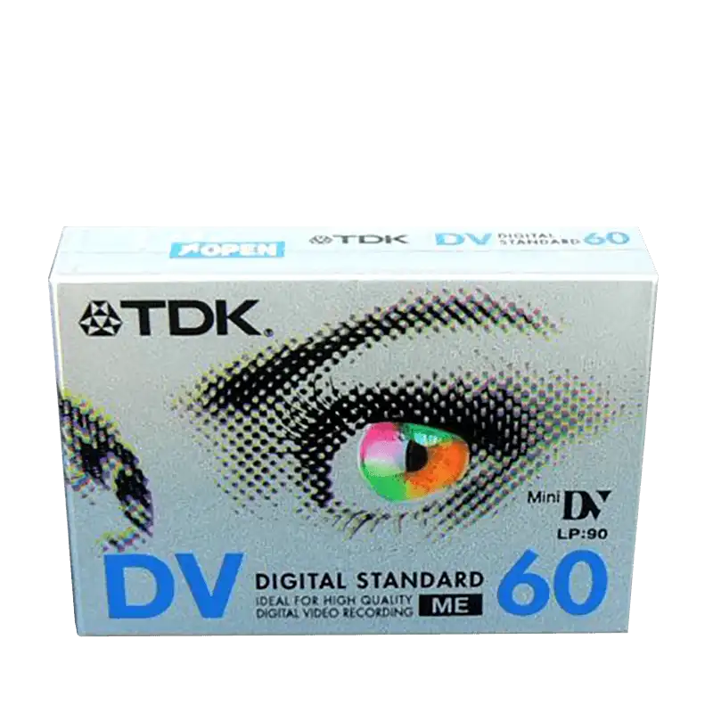 Videokazeta TDK mini DV 60min Videokazeta TDK mini DV 60min