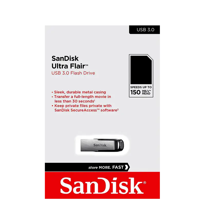 SanDisk ultra flair USB 3.0 kľúč (rôzne veľkosti)