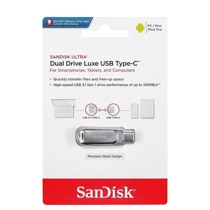 USB 3.2 kľúč SanDisk Luxe (rôzne veľkosti)