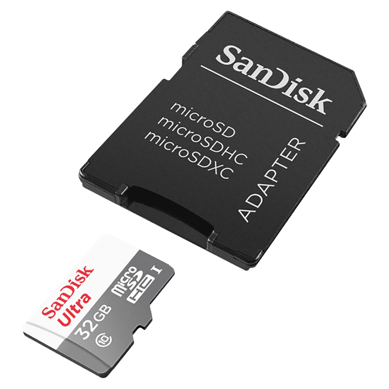 SanDisk MicroSDHC Ultra 32GB class 10 UHS-I + adaptér