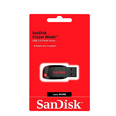 USB 2 kľúč SanDisk Cruzer blade (rôzne veľkosti)