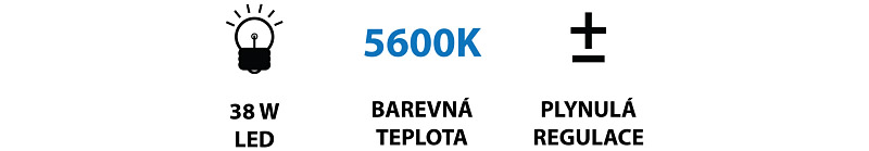 výkon led svetiel a teplota