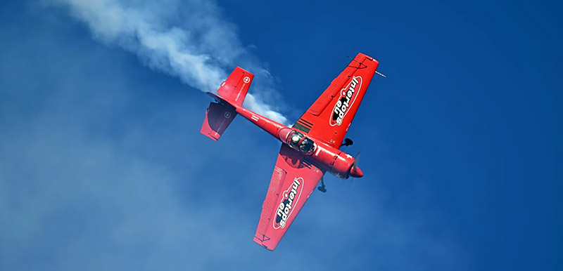 Priblíženie lietadla objektívom Nikkor Z 800mm