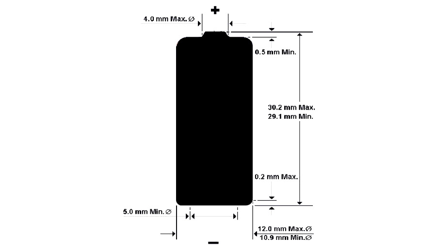 rozmer baterky lr1